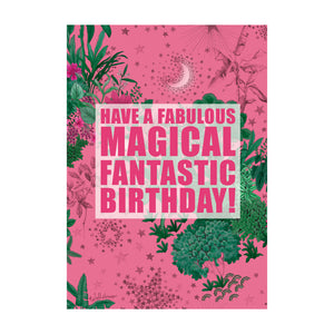 Fabulous Magical Birthday Card