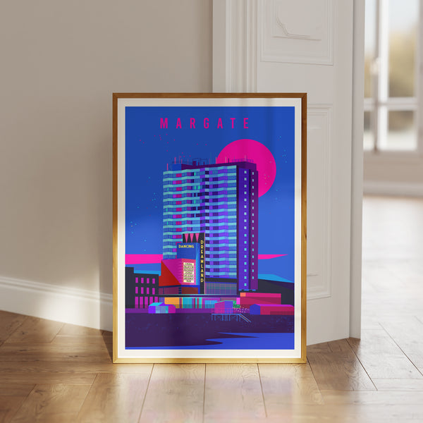 Margate by Night Print by Eye for London