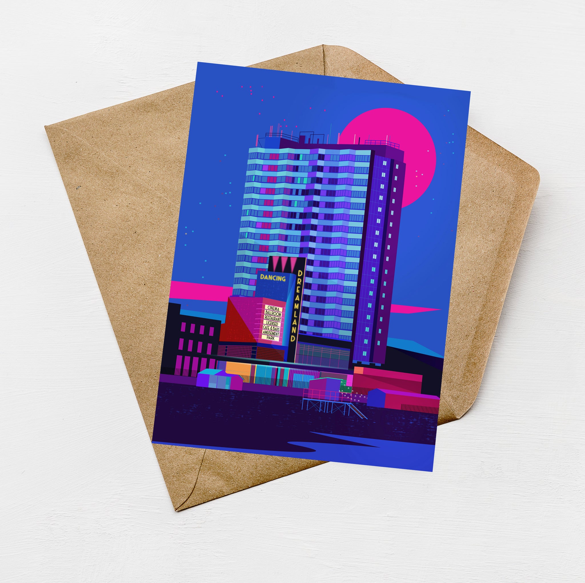 Margate by Night Card by Eye for London