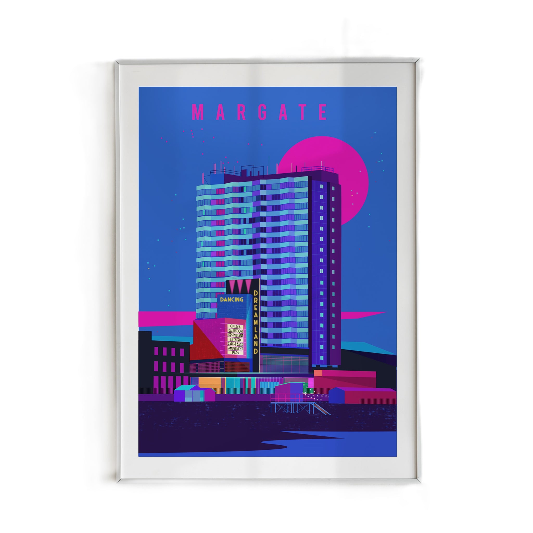 Margate by Night Print by Eye for London