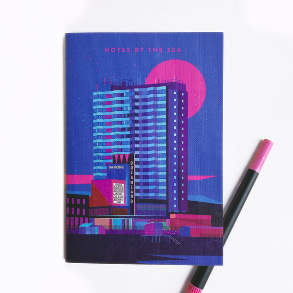 Margate by Night A6 Notebook by Eye for London