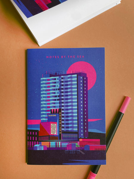 Margate by Night A6 Notebook by Eye for London