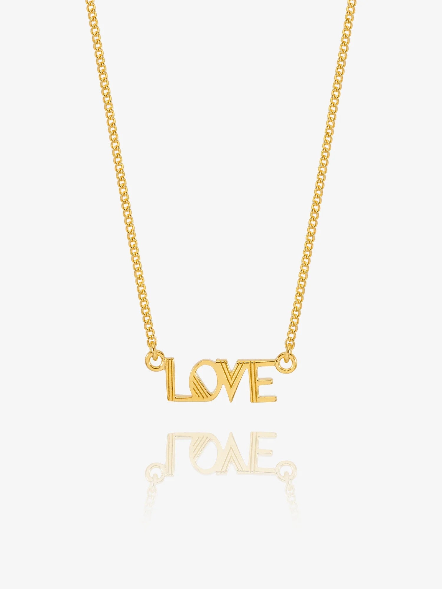 Mini Gold Love Deco Necklace