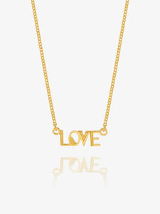 Mini Gold Love Deco Necklace