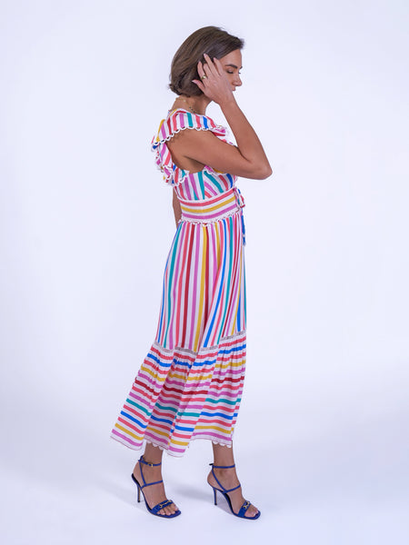 Misha Candy Stripe Dress