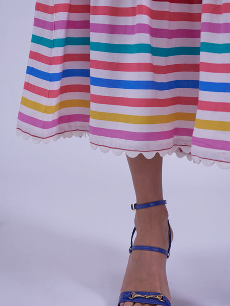 Misha Candy Stripe Dress