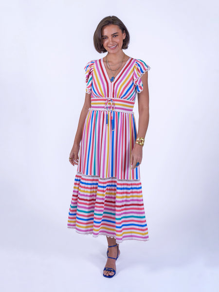 Misha Candy Stripe Dress