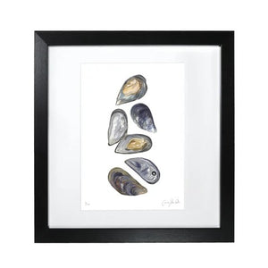 Corinne Alexander Mussels limited edition framed print