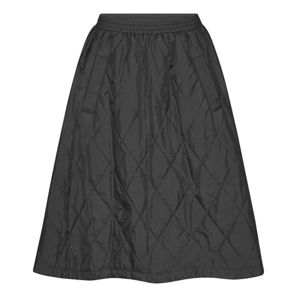 Project AJ117 Nicoline black quilted midi skirt