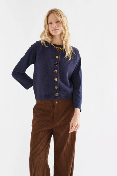 Navy & Yellow Trim Vest
