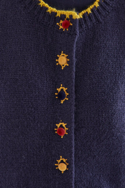Navy & Yellow Trim Vest