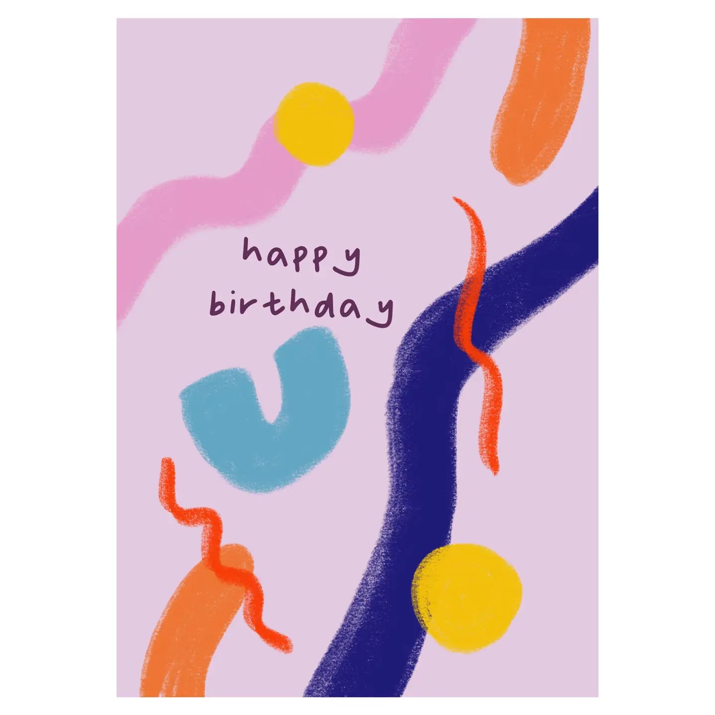 Colourful Happy Birthday Card