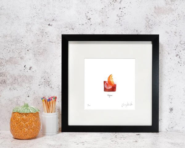 Negroni framed print by Corinne Alexander