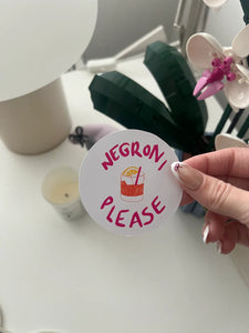 Negroni Please Sticker