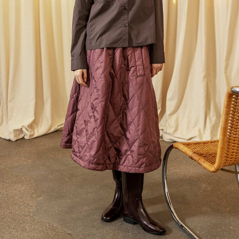 Nicoline Burgundy Skirt