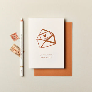 Note To Say Card