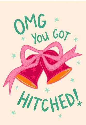 OMG You Got Hitched Wedding Card