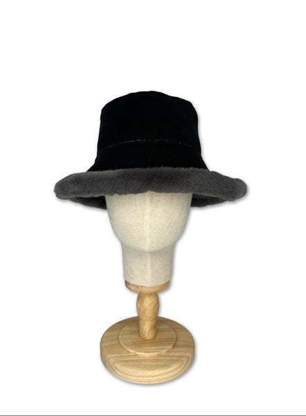 Oakham Black Bucket Hat