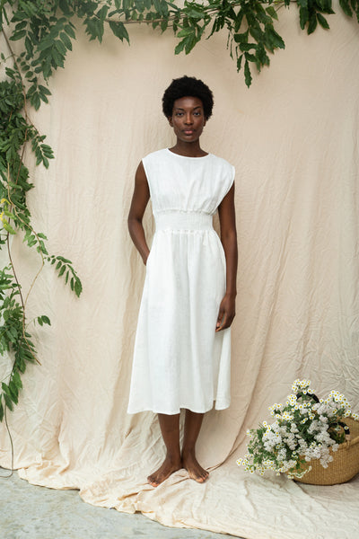 Beaumont Organic Ottillie-May Linen Dress