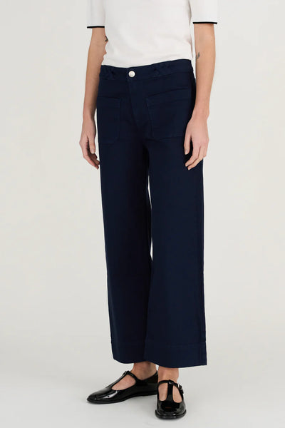 Birkin Paris 70s Culotte Jeans in Midnight Navy from Pieszak