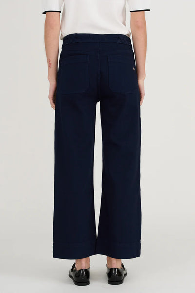 Birkin Paris 70s Culotte Jeans in Midnight Navy from Pieszak