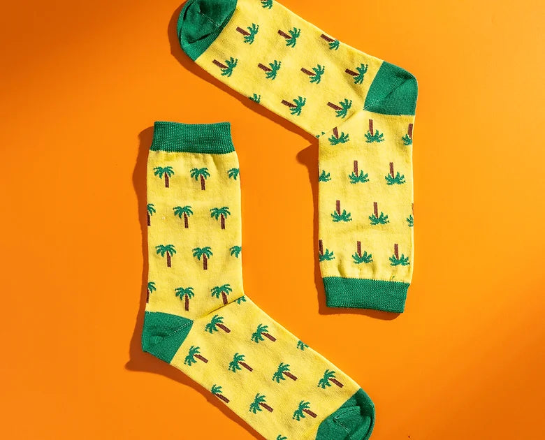 Peaceful Palm Tree Socks