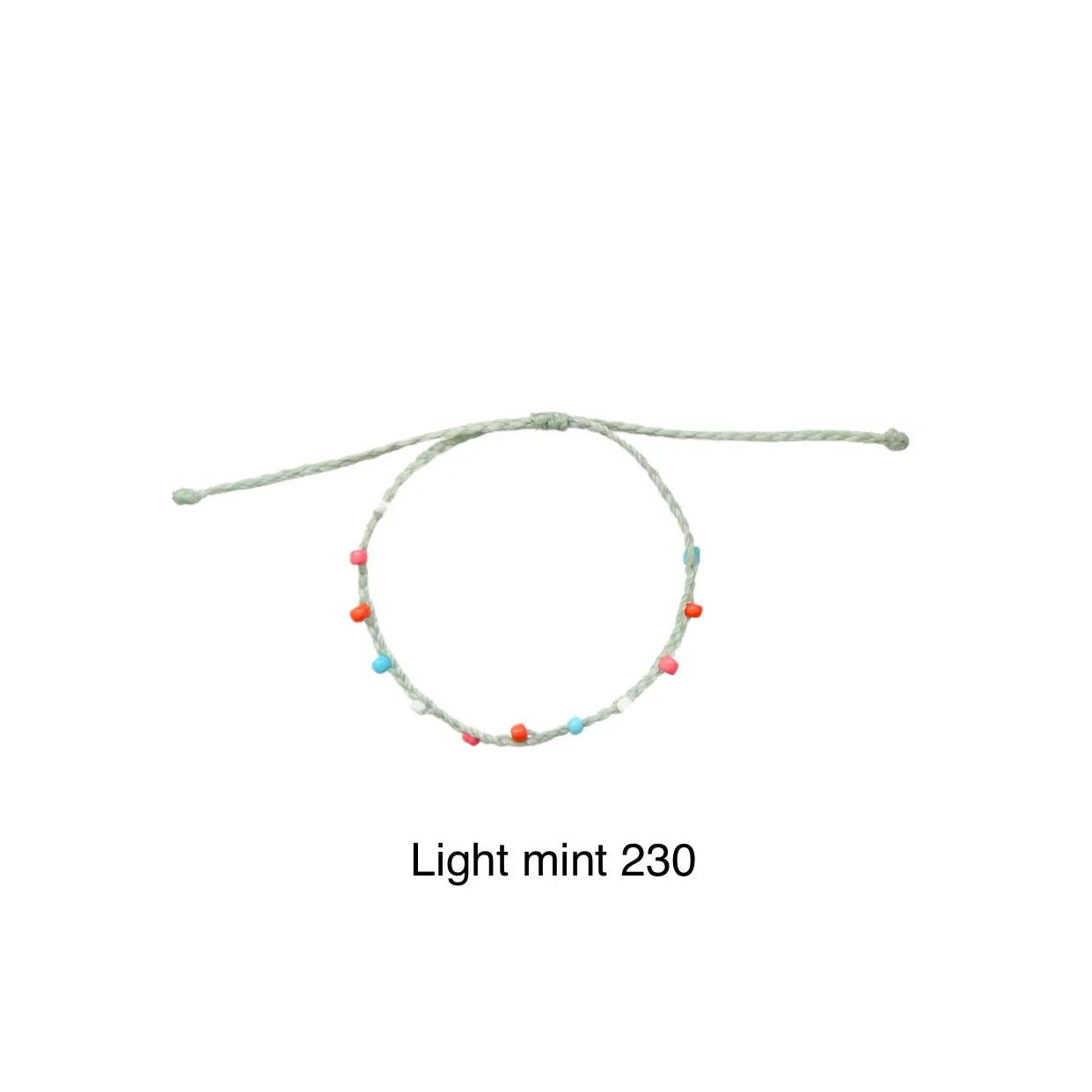Pelangi Light Mint Seed Bead Bracelet