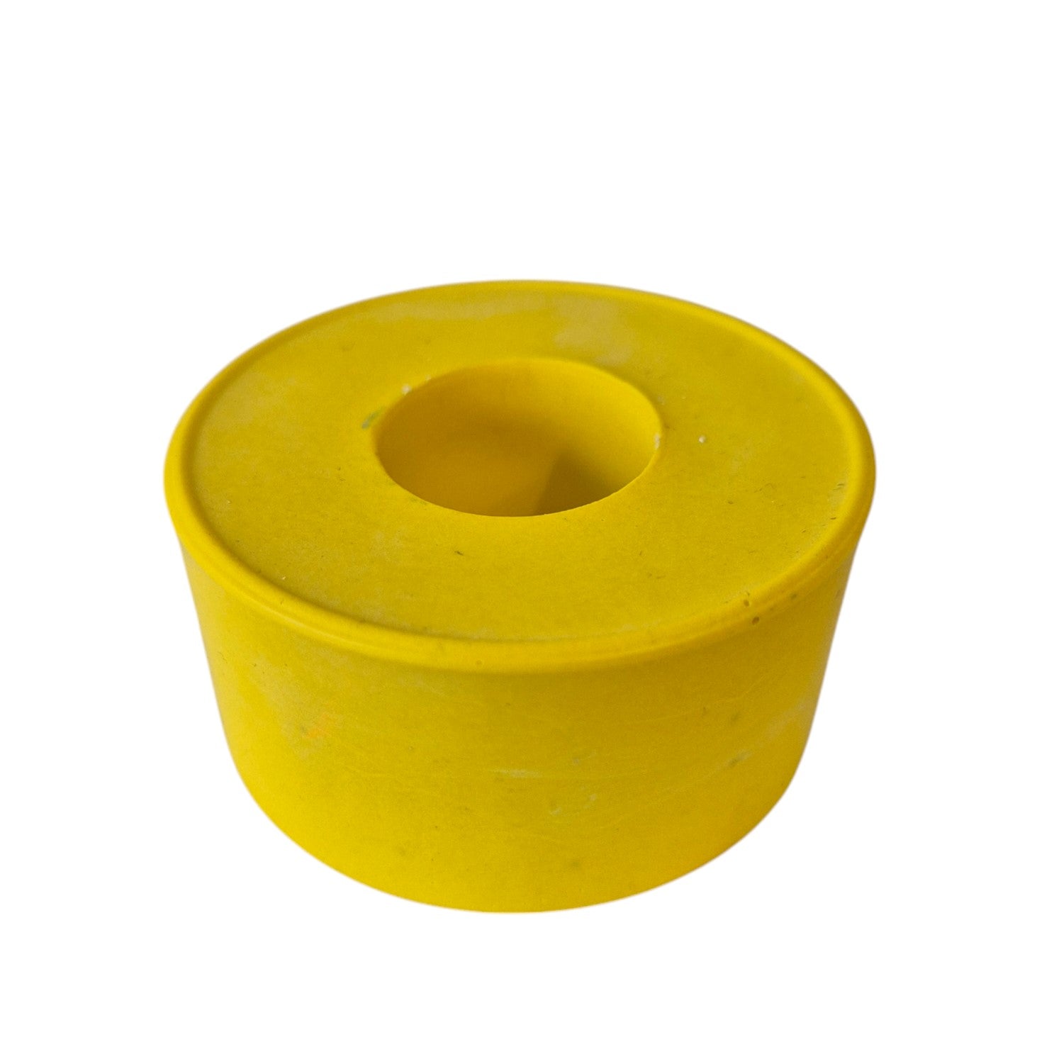 Yellow Round Candle Holder