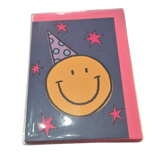 Smiley Party Hat Birthday Card