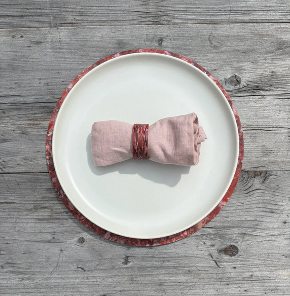 Pink Beach Napkin Ring