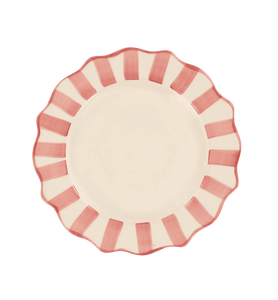 Pink Scalloped Dinner Plate from anna + nina