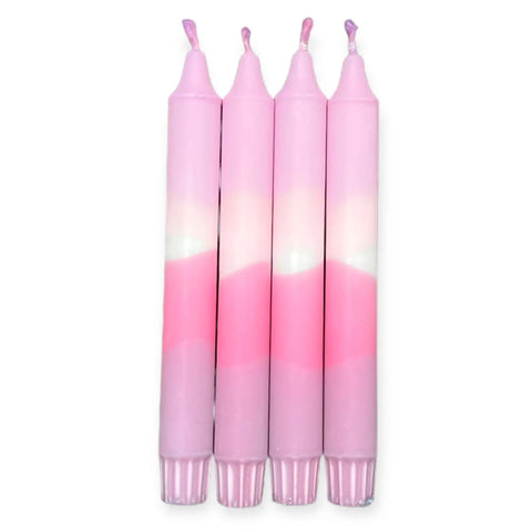 Pastel Pinks Candle Pair