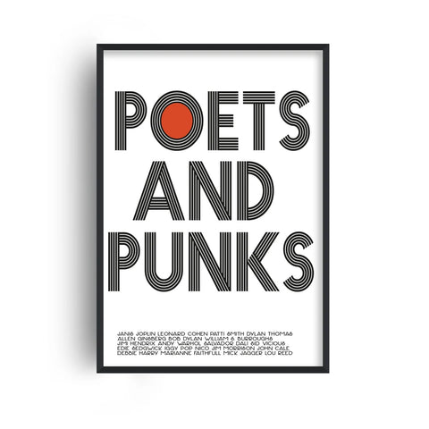 Poets & Punks A3 Print