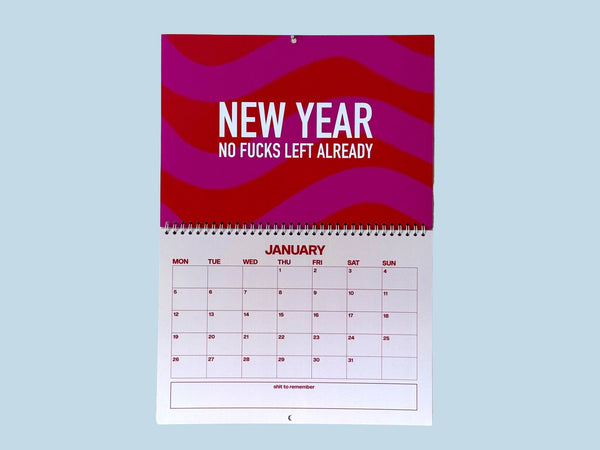 The Profanity Calendar 2026