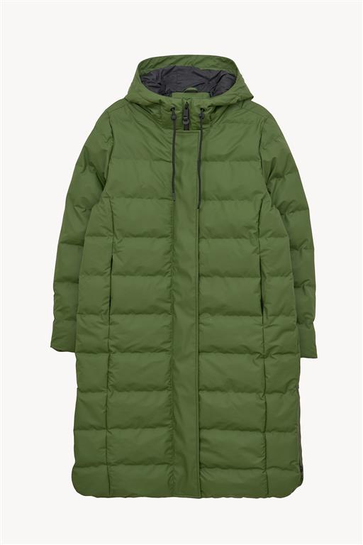 Puddle Bronze Green Puffer Coat