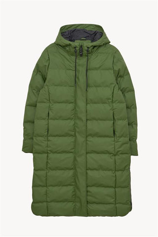 Puddle Bronze Green Puffer Coat