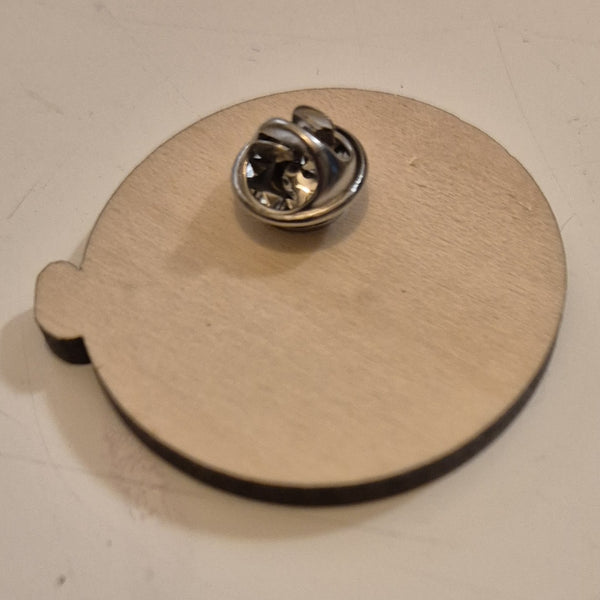Queerest of the Queer Wooden Pin Badge