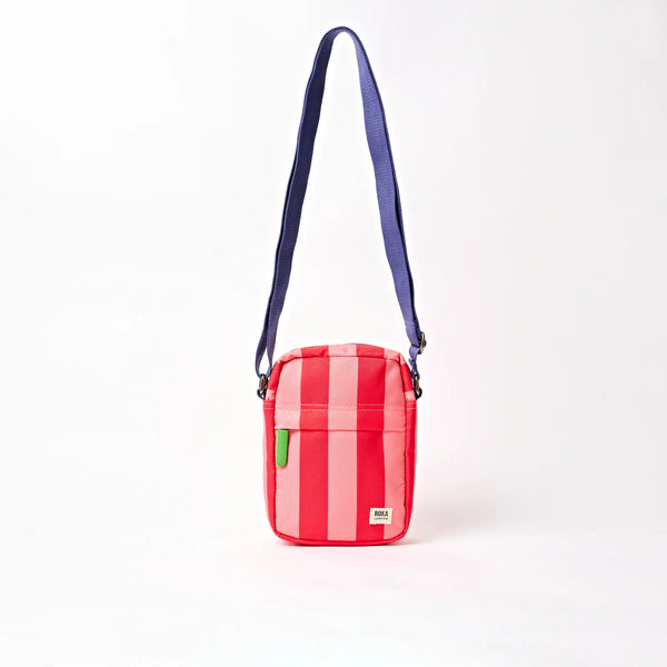 Bond Circus Print Recycled Canvas Crossbody Bag