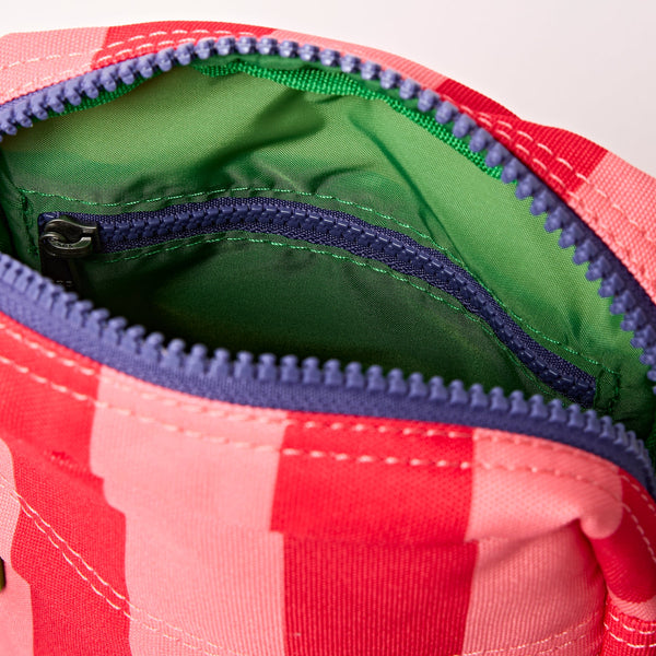 Bond Circus Print Recycled Canvas Crossbody Bag
