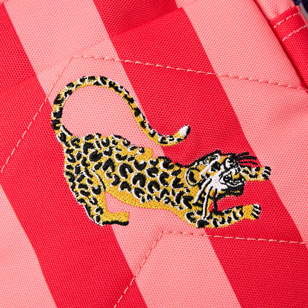 Bond Circus Print Recycled Canvas Crossbody Bag