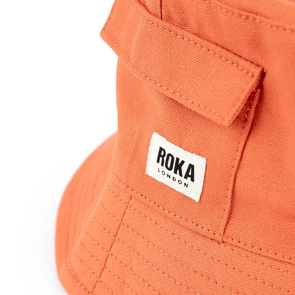 Hatfield Burnt Orange Cotton Hat The Store Collective