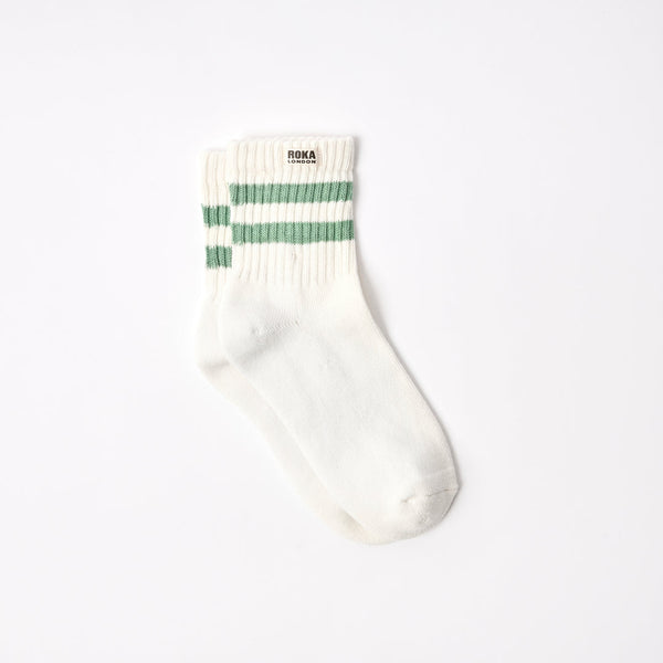 Matcha Stripe Windsor Sock