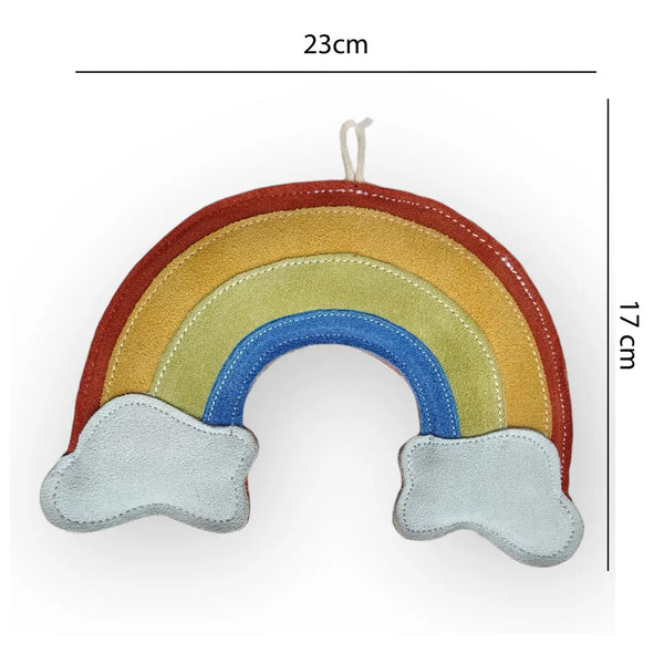 Chasing Rainbows Eco Leather Dog Toy