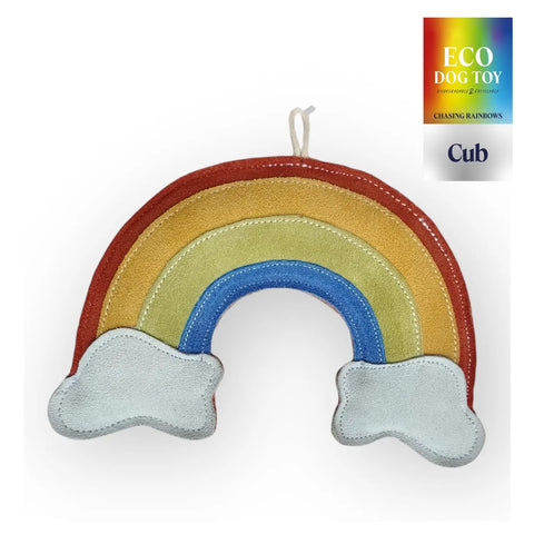 Chasing Rainbows Eco Leather Dog Toy