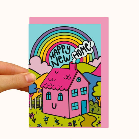 Rainbow New Home Card