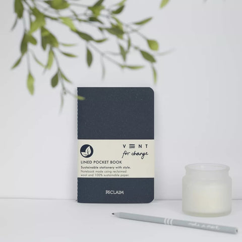 Blue Wool A6 RECLAIM Notebook