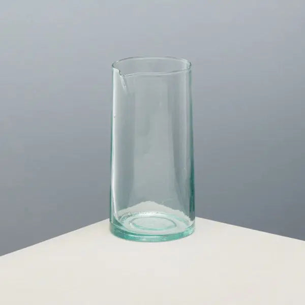 Handmade Recycled Glass Carafe