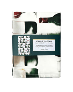 Corinne Alexander Red Wine tea towel