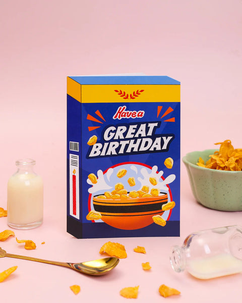 Have a Great Birthday Cereal Card