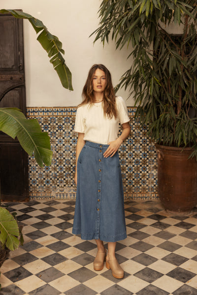 Risle Denim Skirt